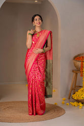 Diamanta Zari Silk Saree - Keya Studio