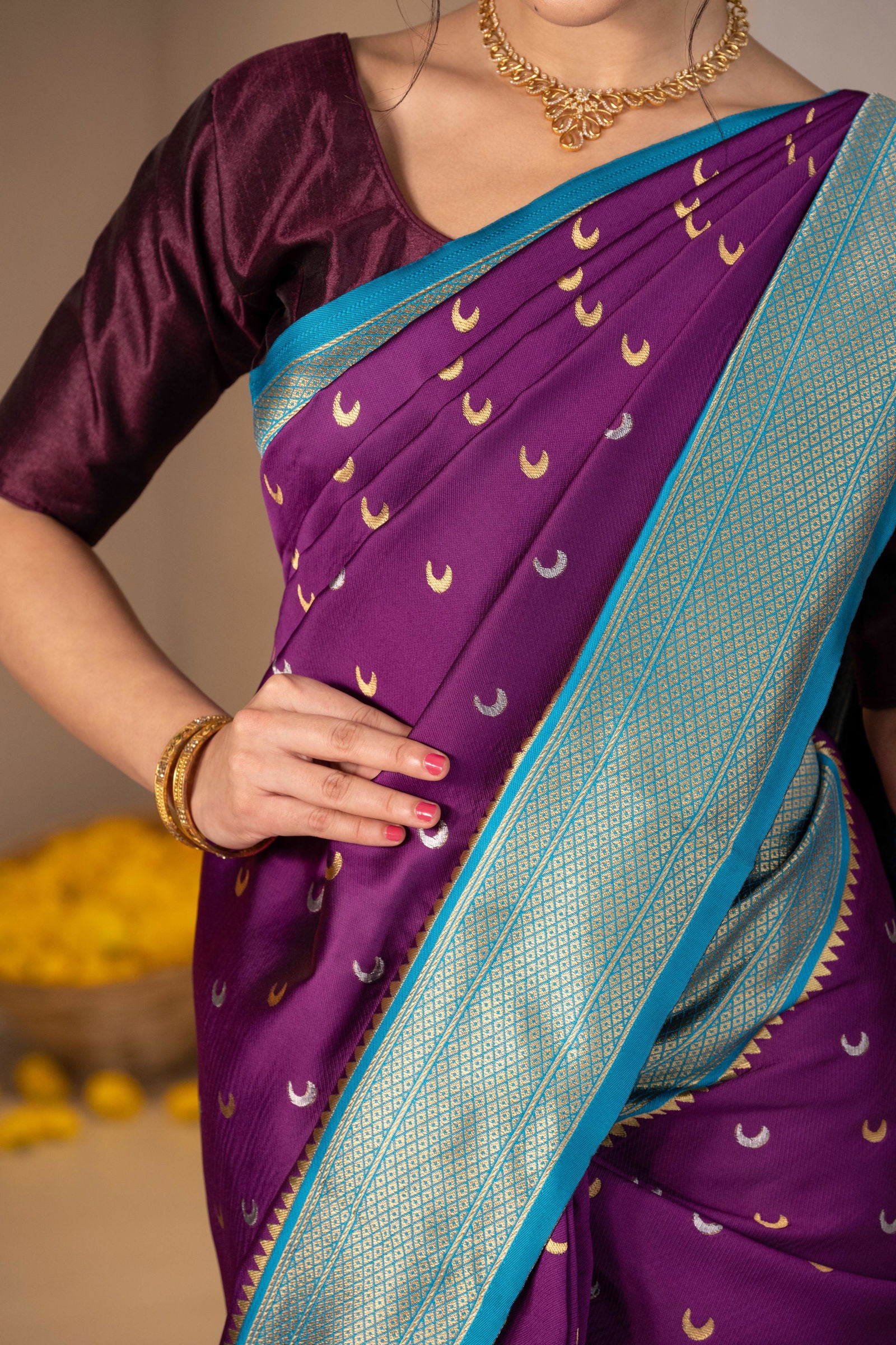 Chandrakala Zari Silk Saree - Keya Studio
