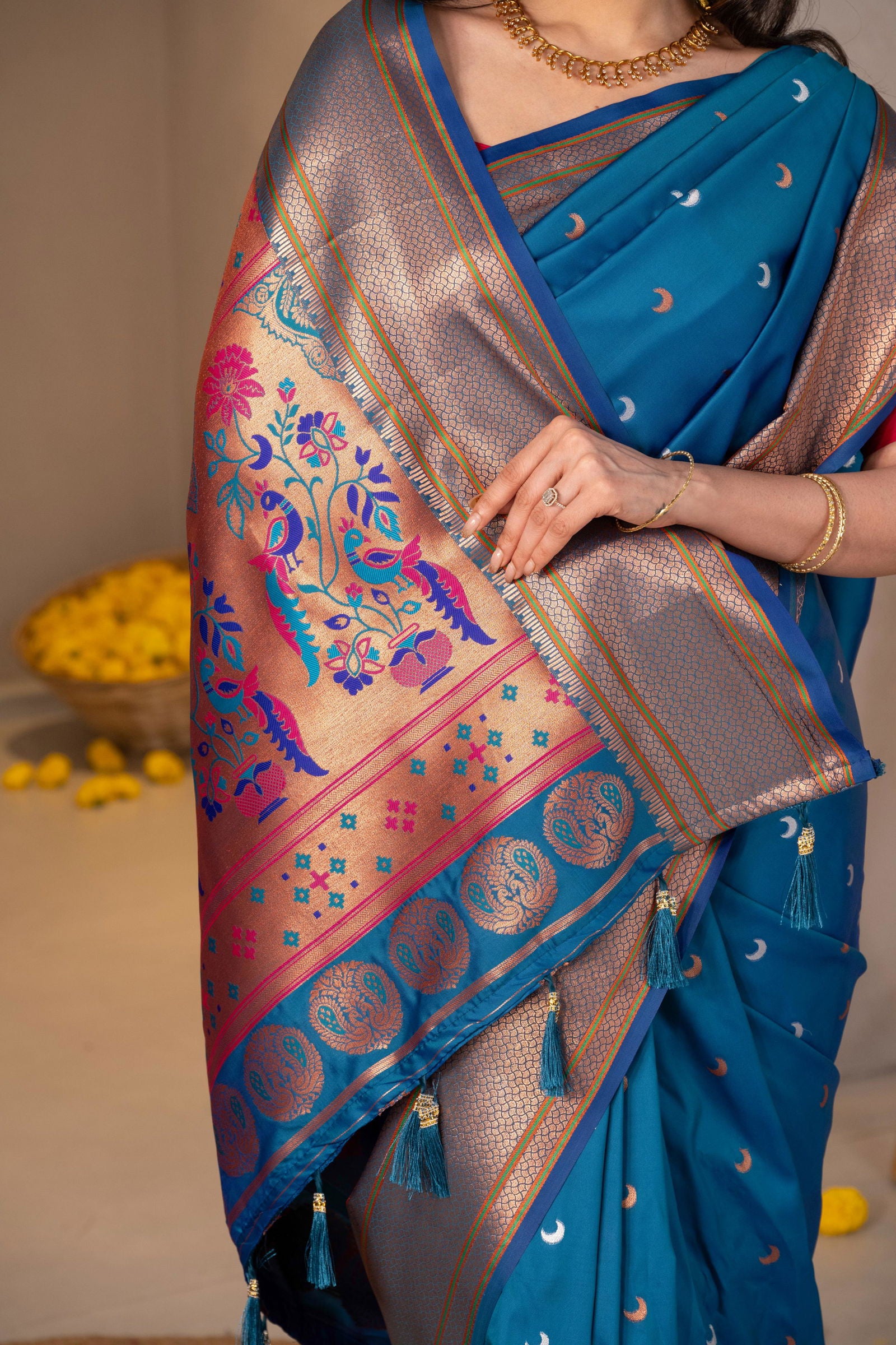 Chandrarekha Zari Silk Saree - Keya Studio