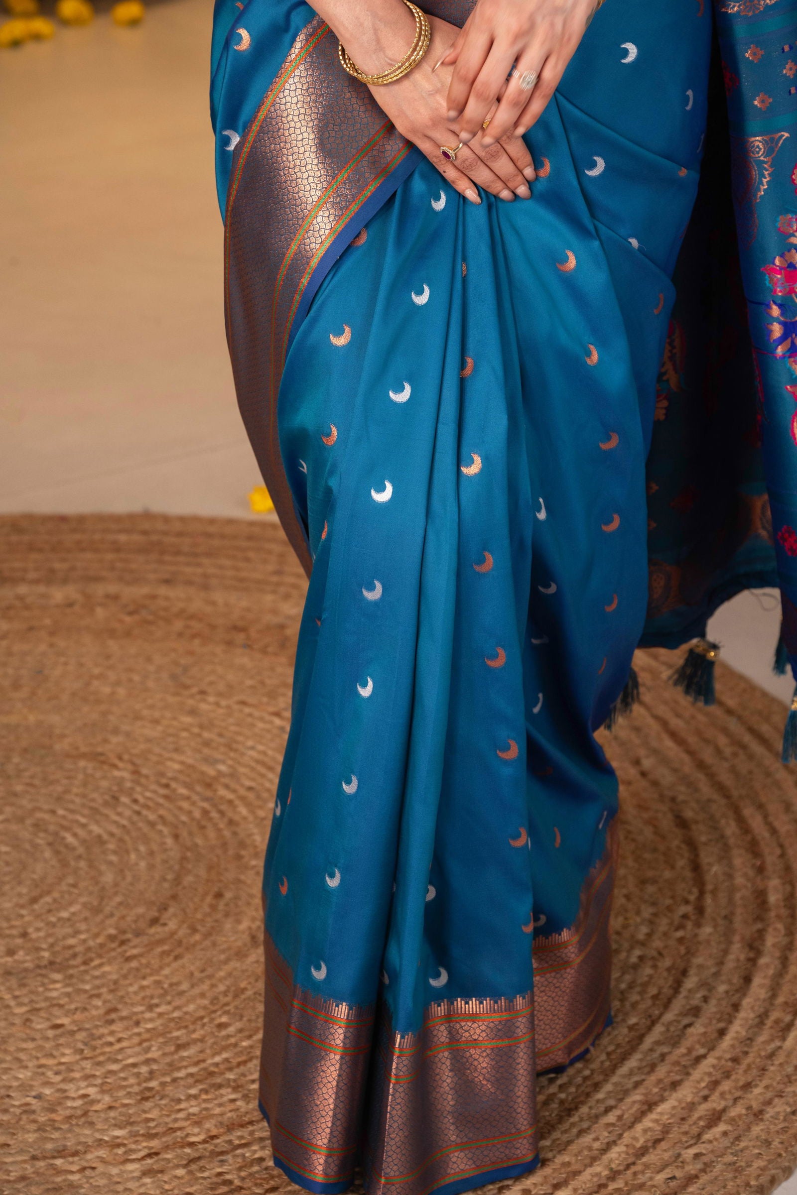 Chandrarekha Zari Silk Saree - Keya Studio