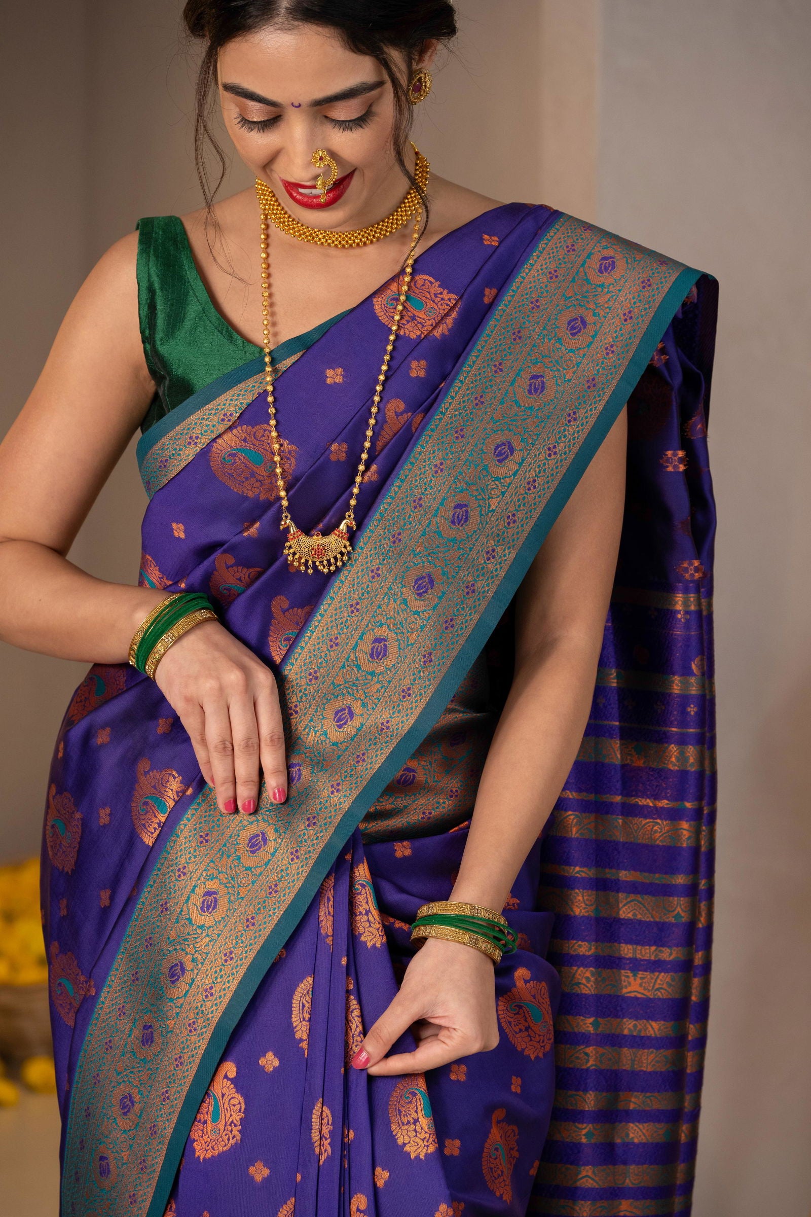 Mastani Zari Silk Saree - Keya Studio