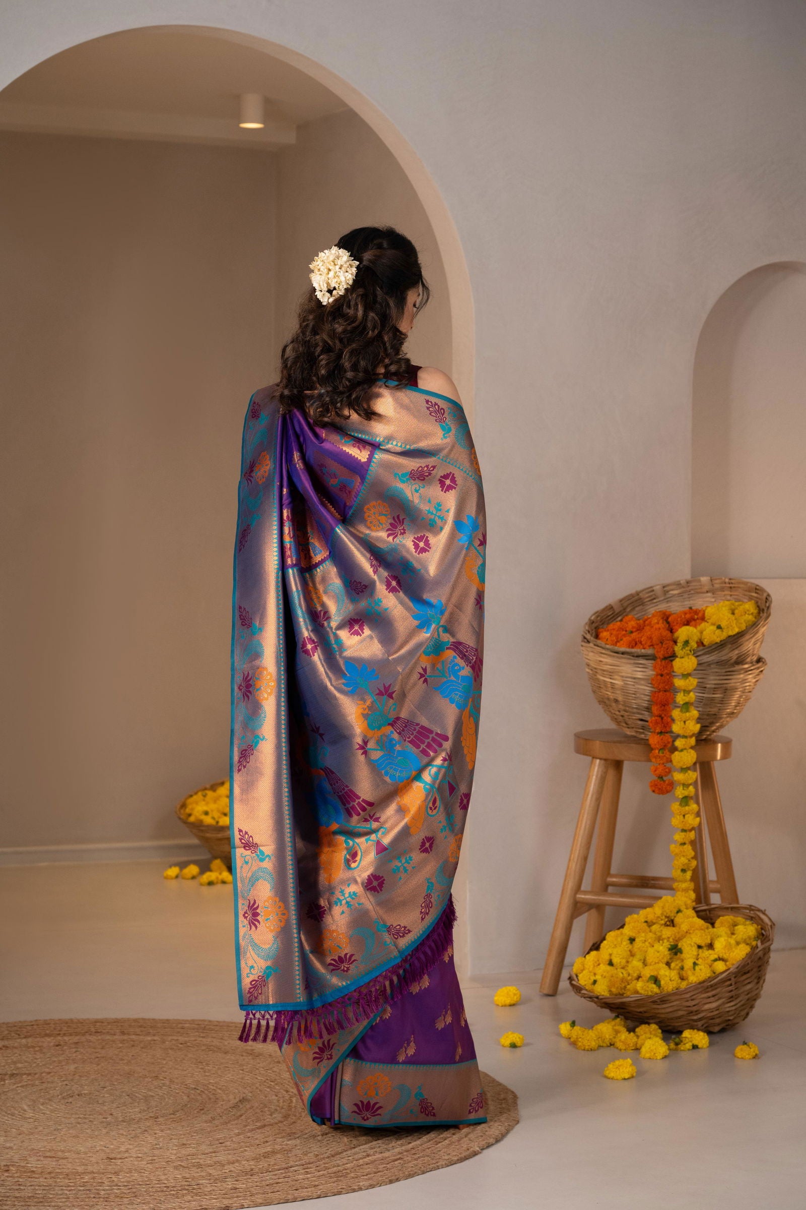 Mayuri Paithani Silk Saree - Keya Studio