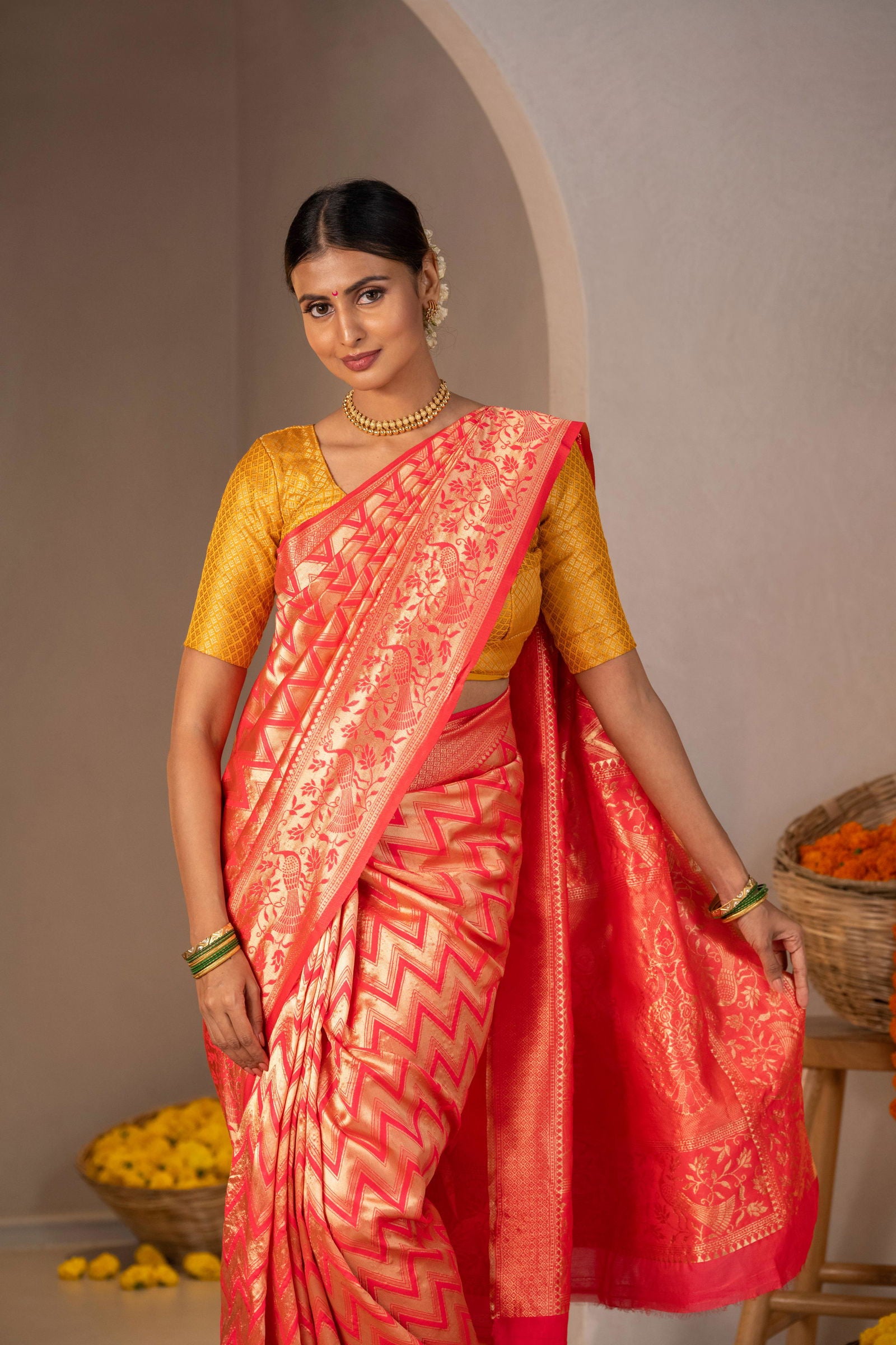 Mayurika Zari Silk Saree - Keya Studio