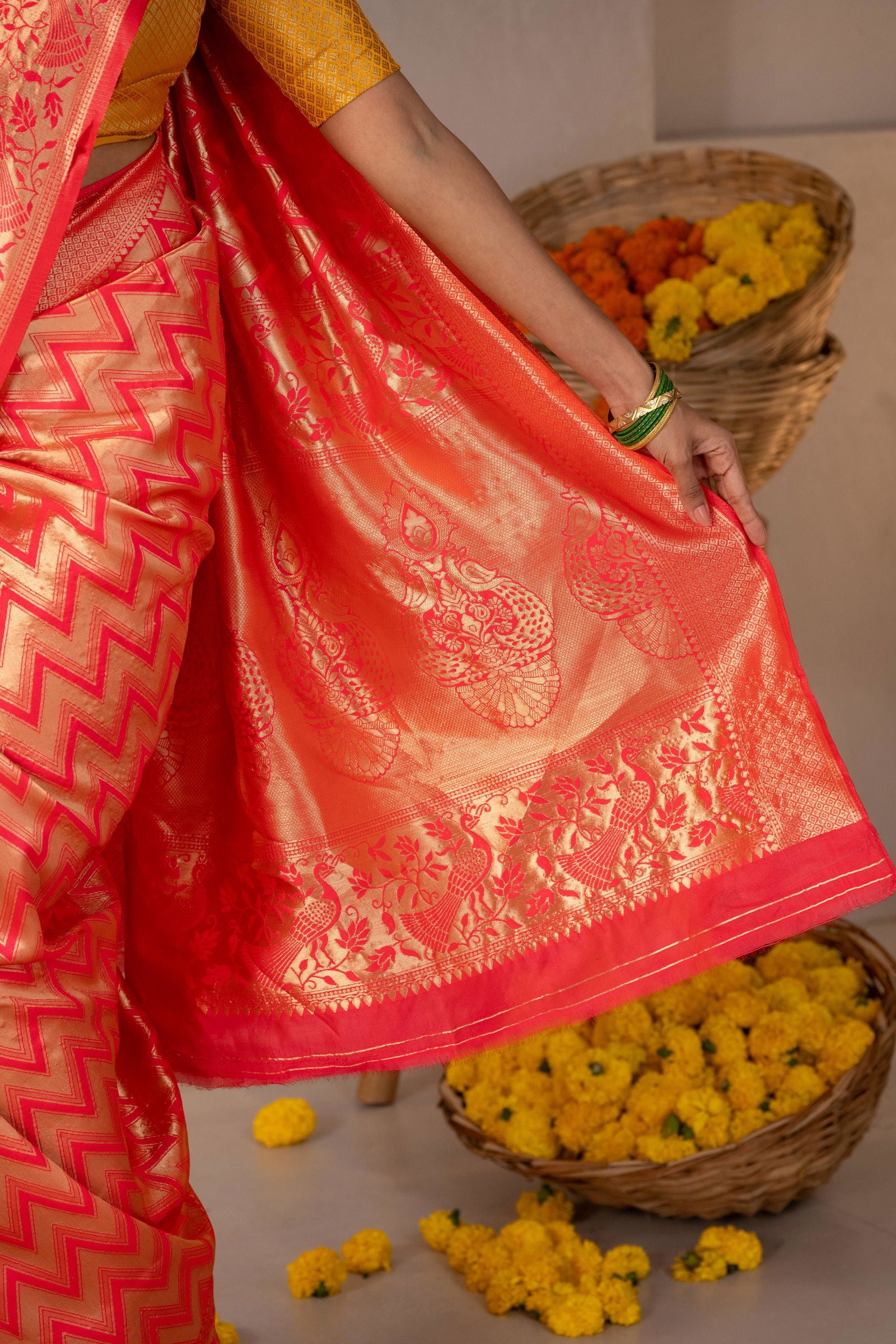 Mayurika Zari Silk Saree - Keya Studio