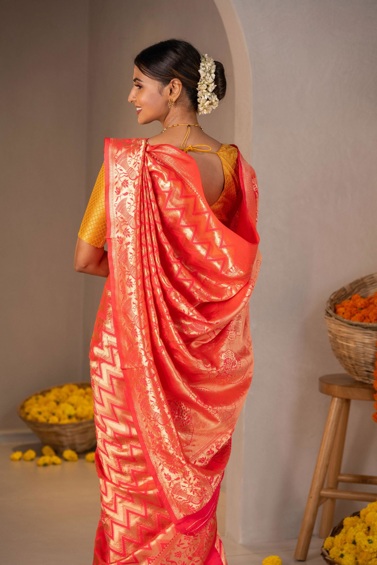 Mayurika Zari Silk Saree - Keya Studio