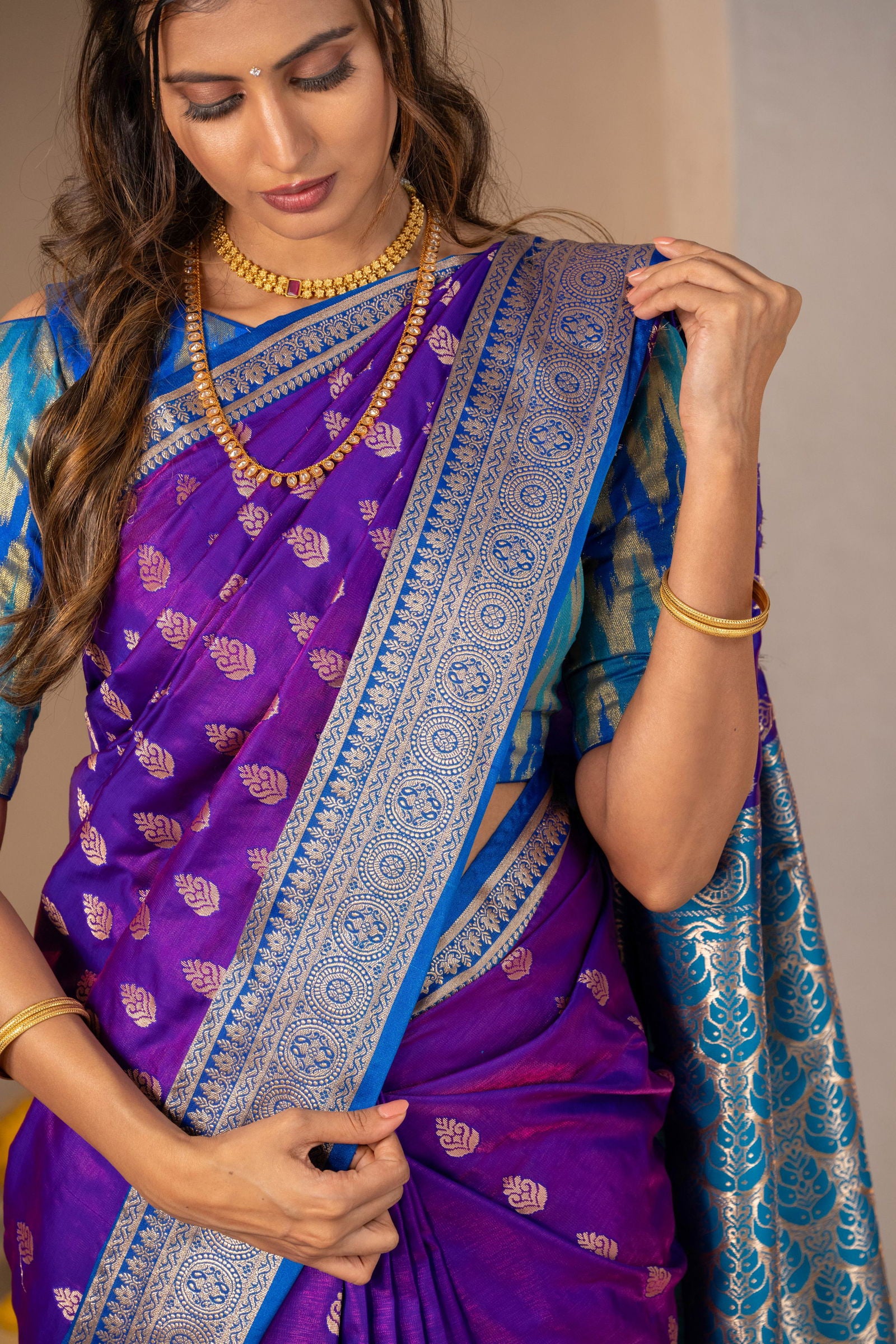 Patra Kanchi Silk Saree - Keya Studio