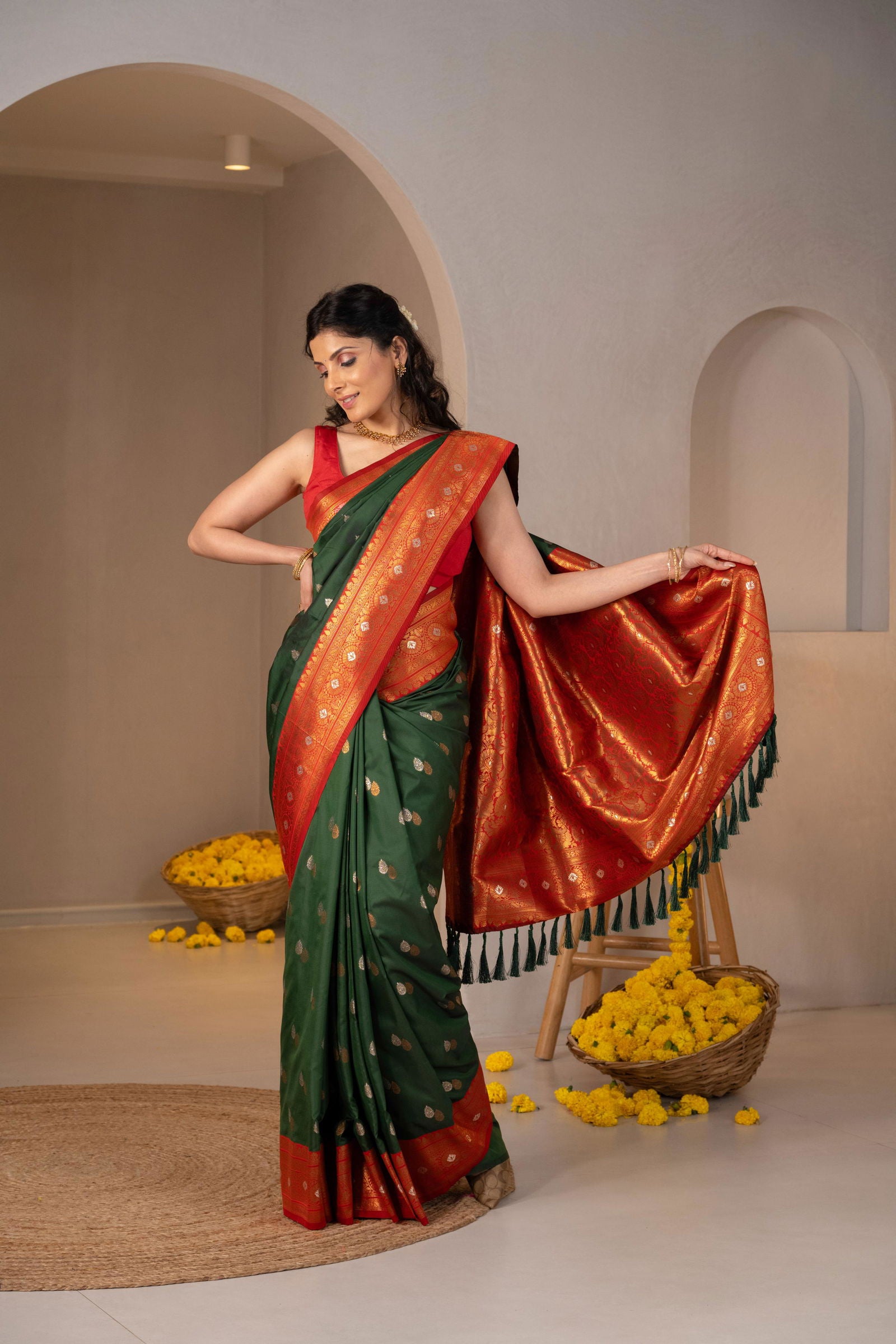 Ratnanjali Zari Silk Saree - Keya Studio