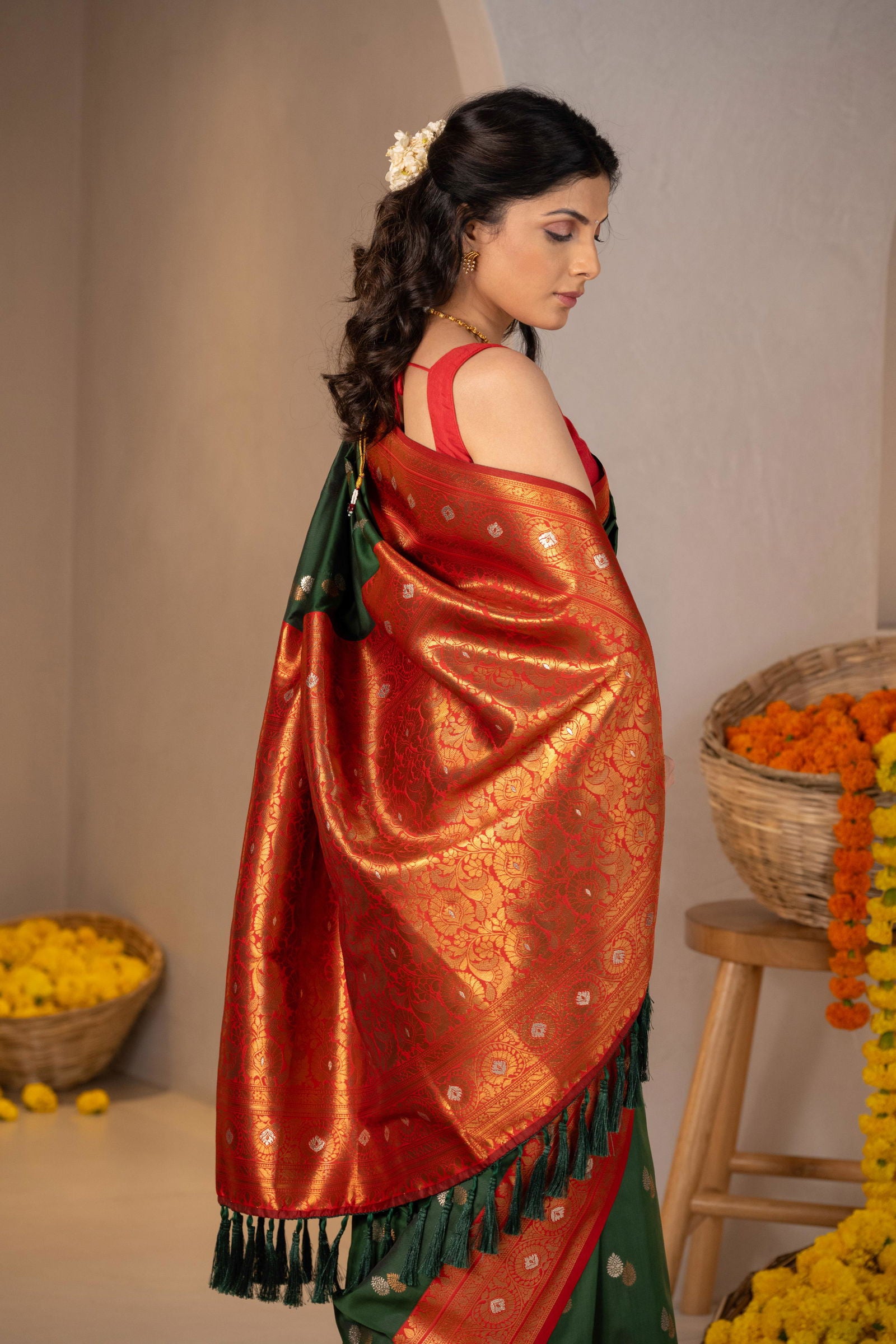 Ratnanjali Zari Silk Saree - Keya Studio