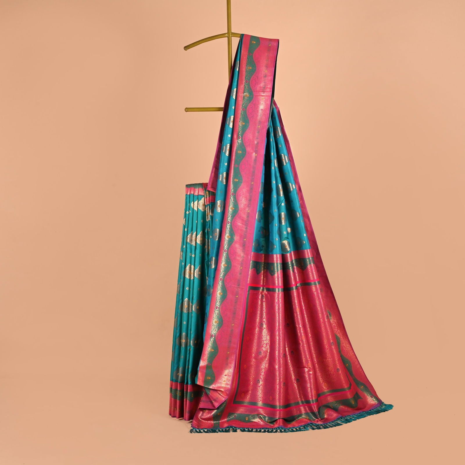 Vande Bharat Zari Silk Saree - Keya Studio