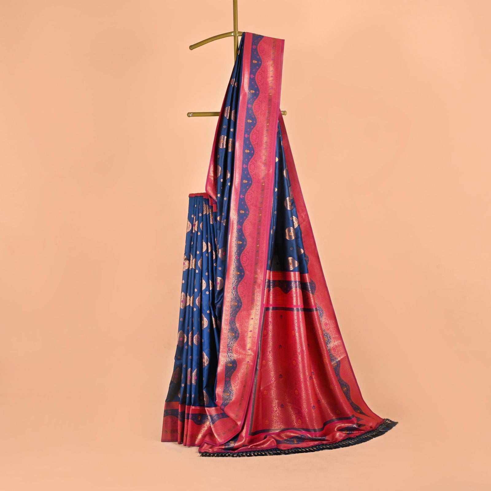 Vande Bharat Zari Silk Saree - Keya Studio