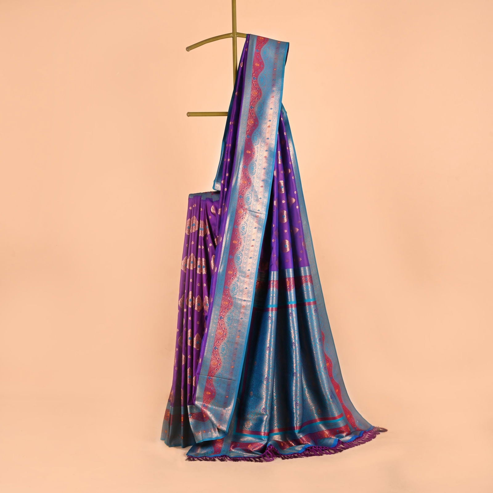 Vande Bharat Zari Silk Saree - Keya Studio