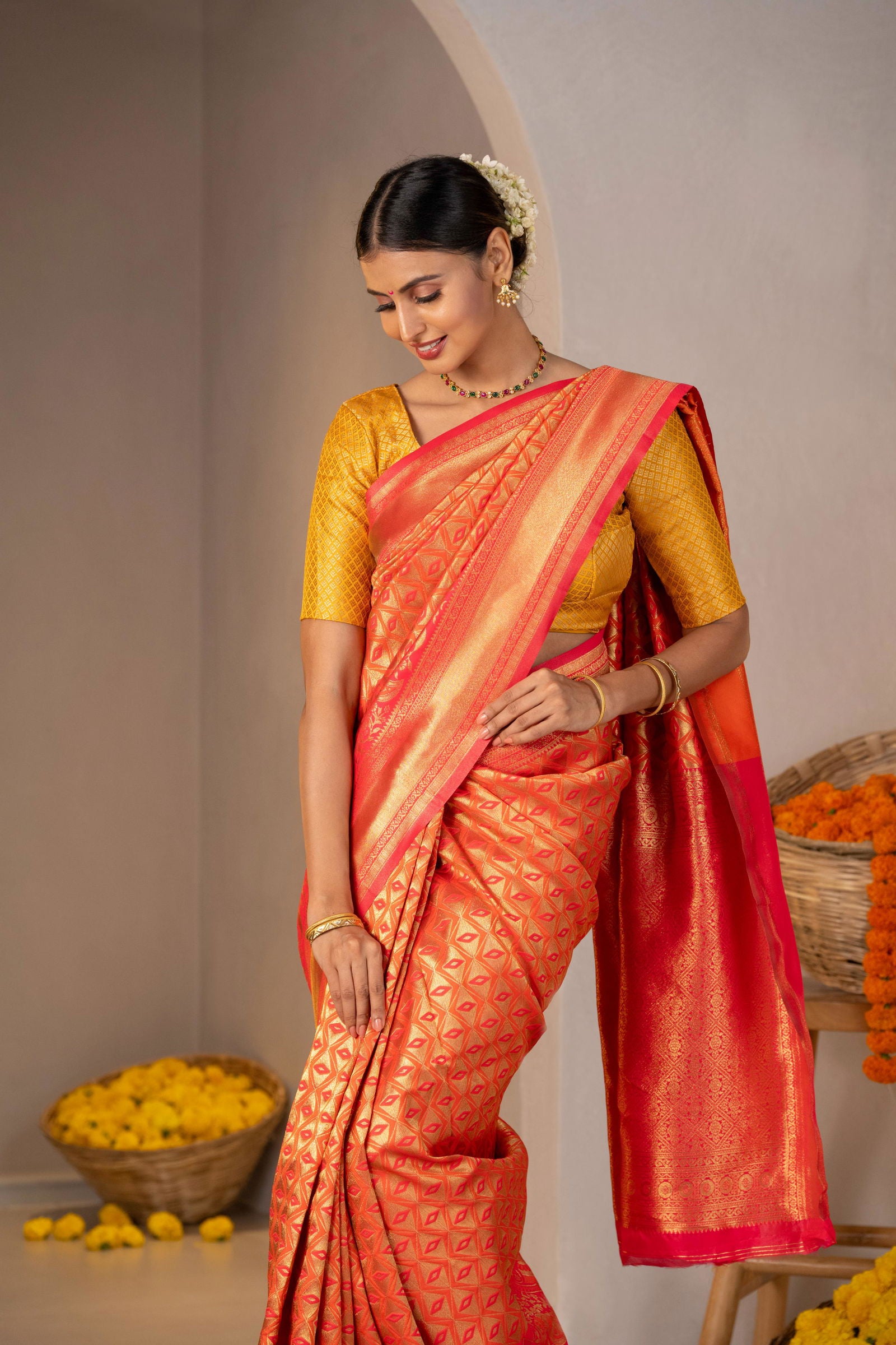 Varsha Zari Silk Saree - Keya Studio