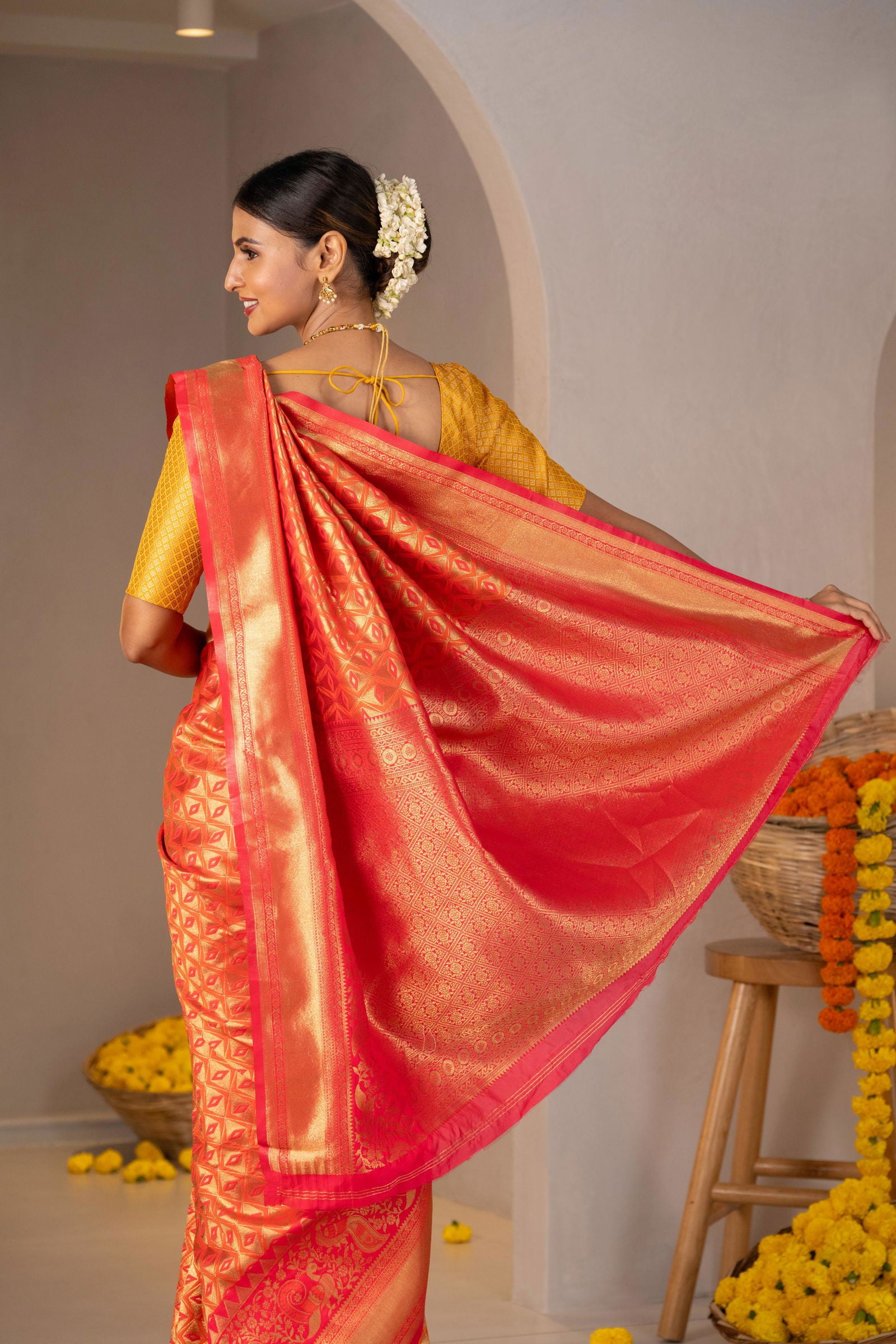 Varsha Zari Silk Saree - Keya Studio